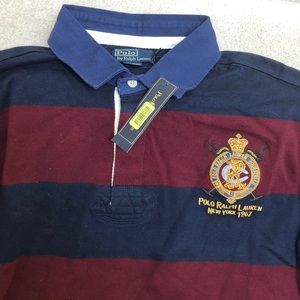 NWT Polo Ralph Lauren striped rugby shirt XXL